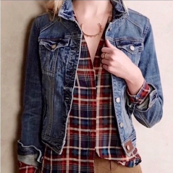 Anthropologie Jackets & Blazers - Anthropologie Pilcro & the Letterpress denim jacket